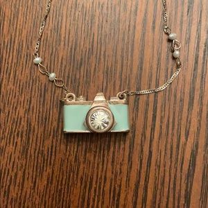 Lauren Conrad Camera Pendant Long Necklace